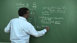 ideal gas equation, Avogadro's law