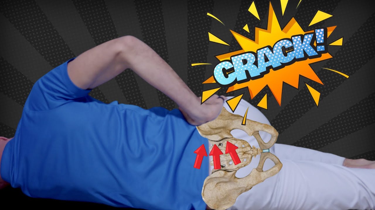 💥 Como CRUJIR o TRONAR la articulacion SACROILIACA