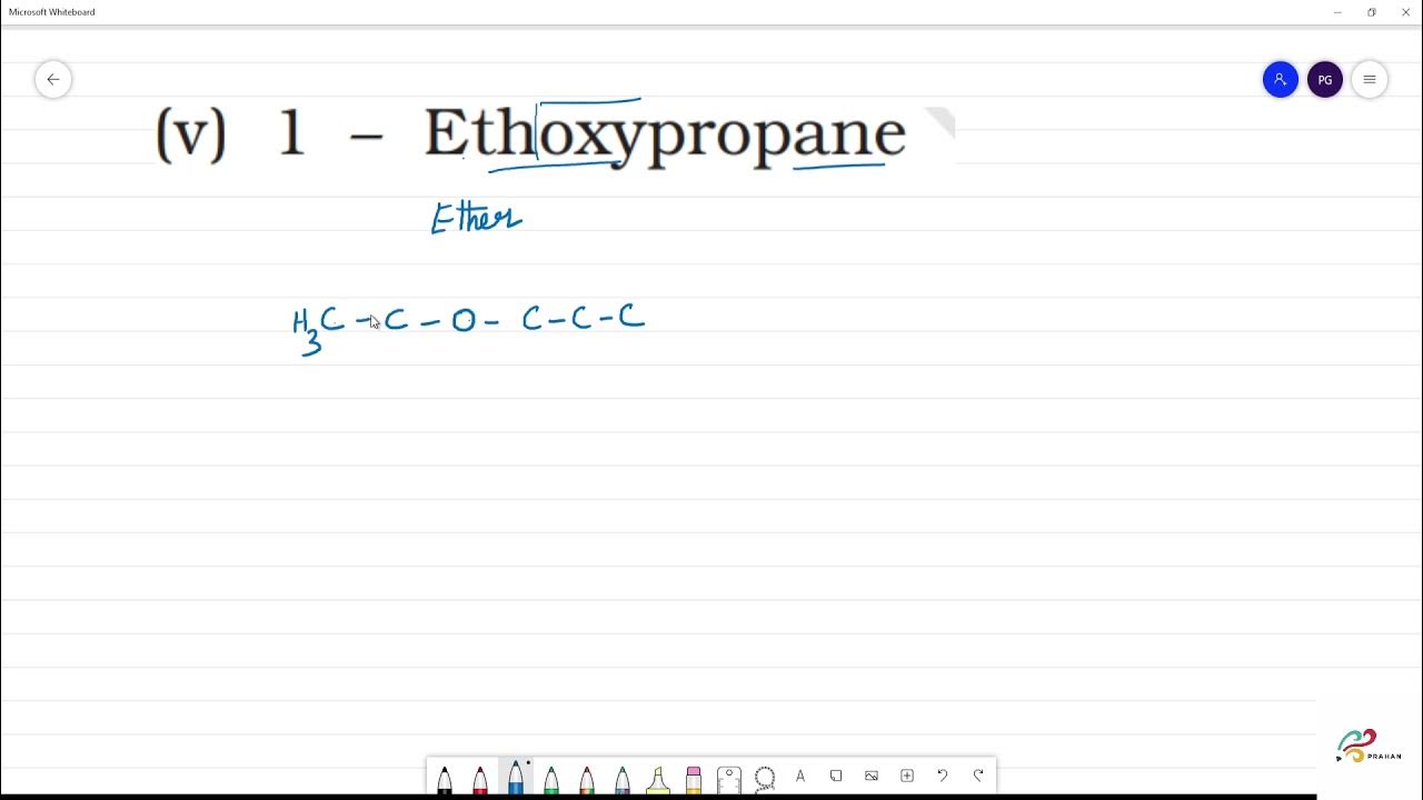 1 Ethoxypropane YouTube