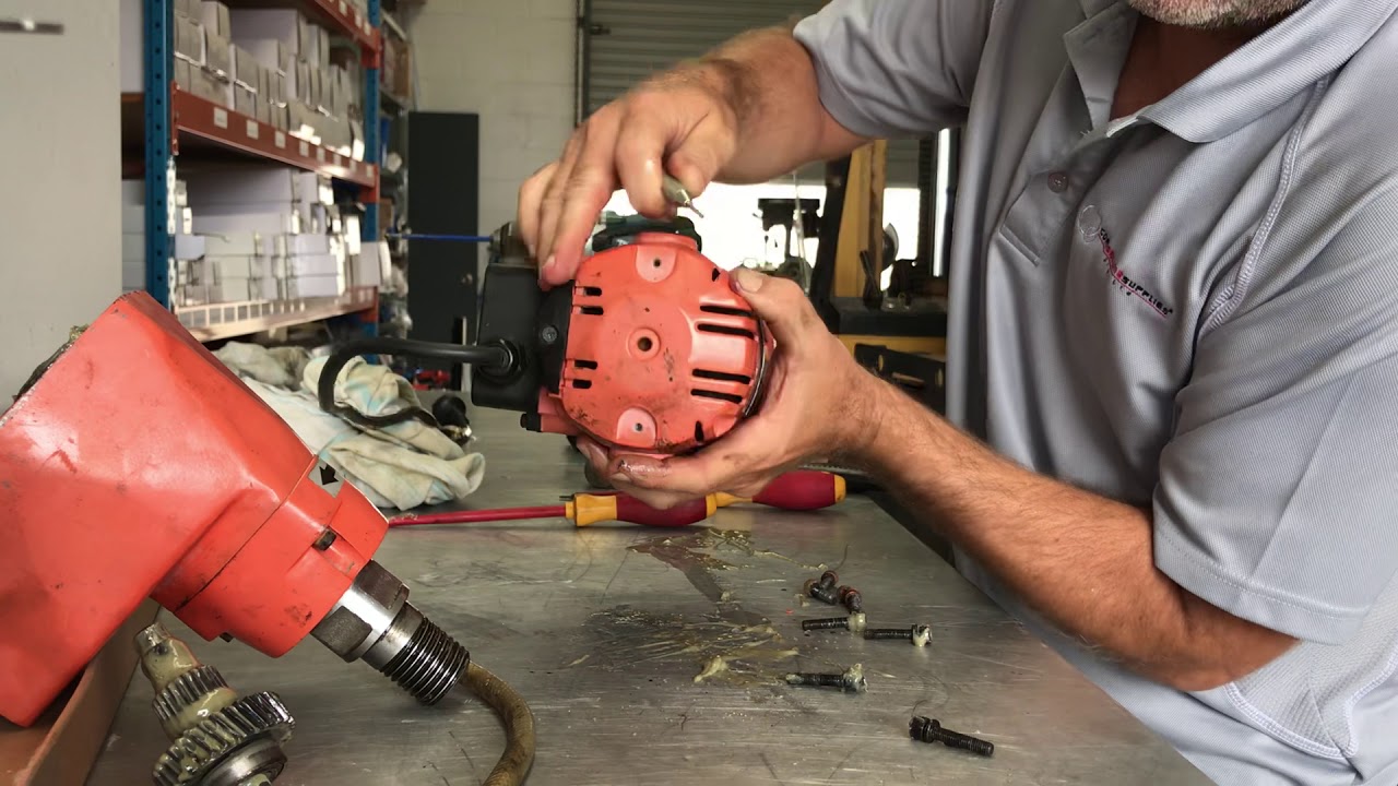 Core Drilling Machine armature removal for a Diamond Tool Industries