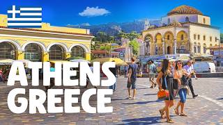 Athens, Greece — Walking Tour 4K 🇬🇷