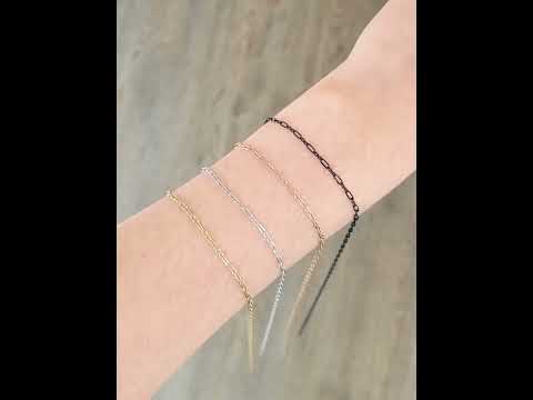 Stevy Unfinished Krinkle Necklace Chain, PVD Stainless Steel 4 Color Options