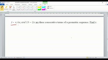 2nd Example of Middle Term of Geometric Sequence