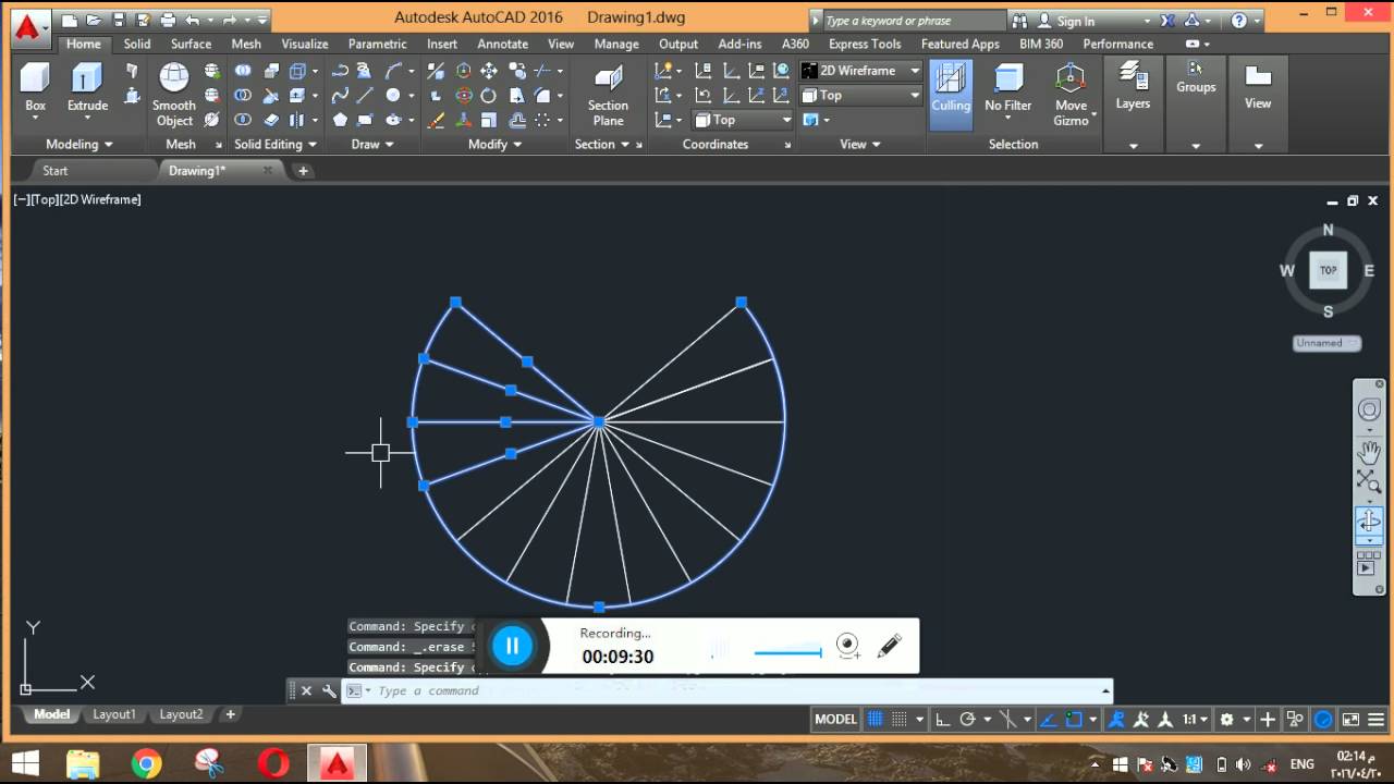 Как нарисовать спираль в автокаде в 2д