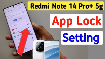 How to lock apps in Redmi note 14 pro plus 5g/Redmi note 14 pro plus me app lock kaise kare/app lock