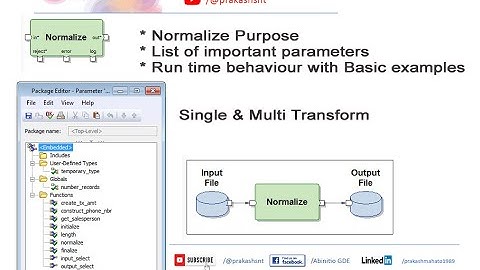 Normalize | ETL- Ab initio | component | Interview