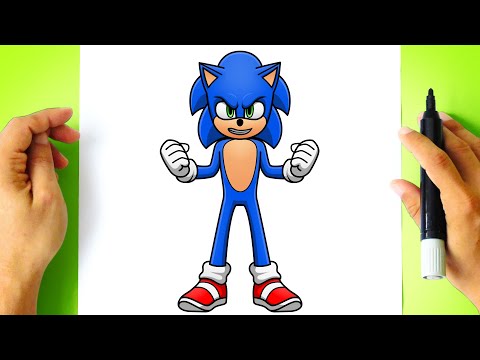 Desenho de Sonic, o Ouriço para colorir