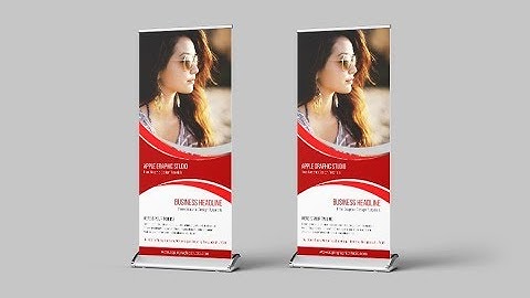 Make an Outstanding Roll Up Banner - Photoshop Tutorial
