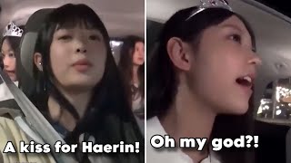 Hanni Suggests Kissing Haerin?