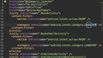 안드로이드 6일차 암시적 인텐트와 인텐트 필터