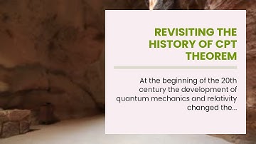 Revisiting the history of CPT theorem