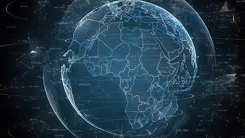3D Global Business Network. Stock Motion Graphics
