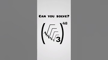 A Nice square root problem #maths #shorts