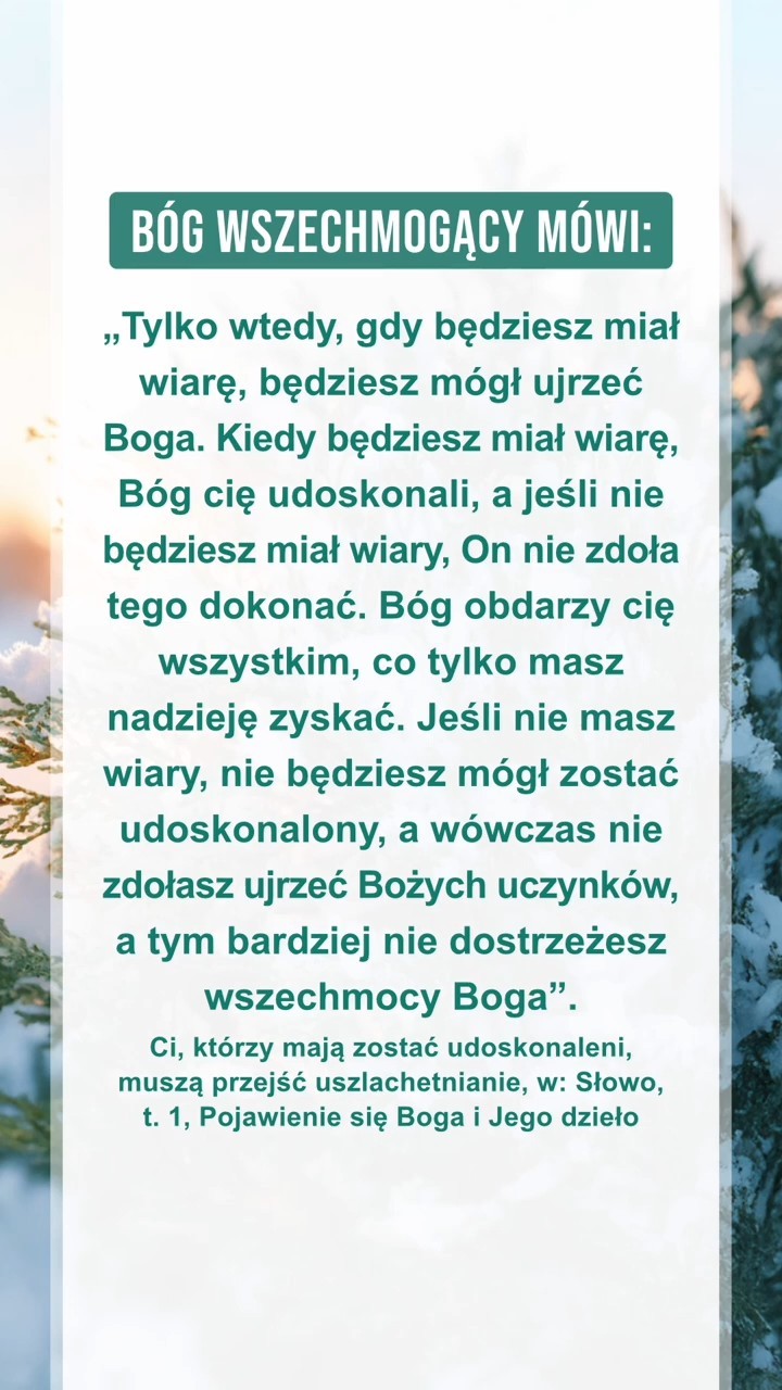 Wycisz się przed obliczem Boga, Czytaj Jego słowa