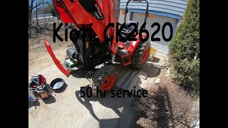 Kioti CK2620 50hr service