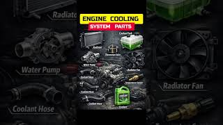 ENGINE COOLING SYSTEM PARTS #shorts