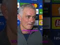 Jose Mourinho reacts to Goalkeeper Anatoliy Trubin's stunning goal for Benfica 🤯