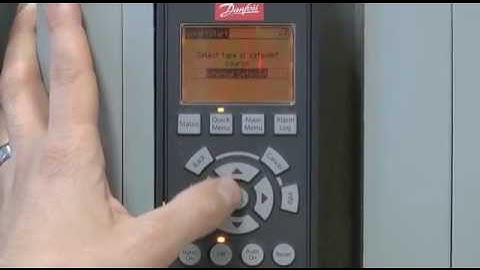 Danfoss VLT AQUA Drive SmartStart Tutorial