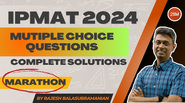 IPMAT Indore 2024 Quants Solved! 🔥 | Step-by-Step Explanations (Part 2)| Quant Marathon| IPMAT2025