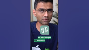 3 ways to use ChatGPT for data analyst job interview! 👨‍💻  #dataanalysis #datascience #data #shorts