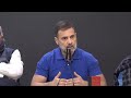 BJP-RSS की सोच संविधान विरोधी और अंबेडकर जी के खिलाफ है - राहुल गांधी