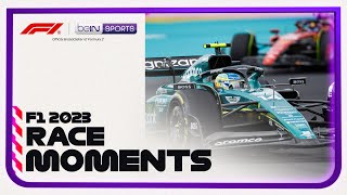 Legend Mah Bebas! Alonso Bisa-Bisanya Nonton Big Screen Sambil Balap  | F1 2023 Race Moments