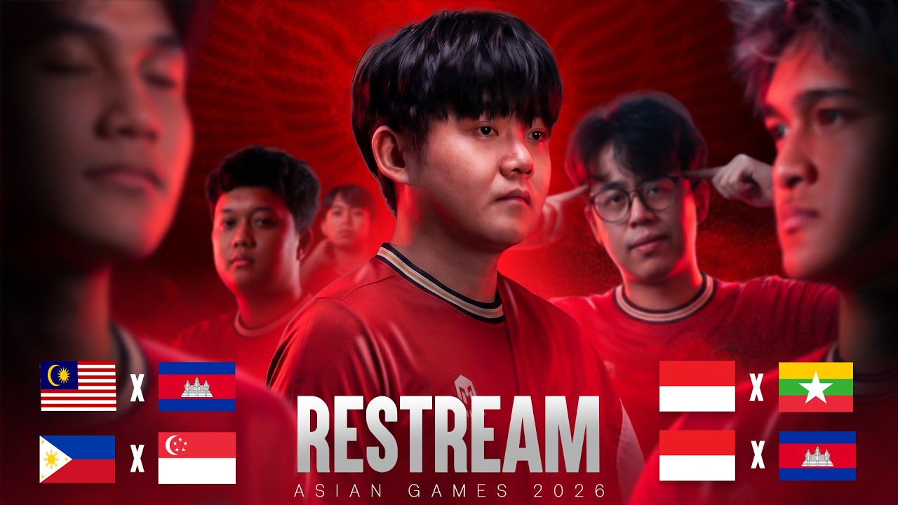 INDONESIA VS MYANMAR & CAMBODIA, MALAYSIA VS CAMBODIA & VIETNAM, ASIAN GAMES 2026 QUALIFIER !