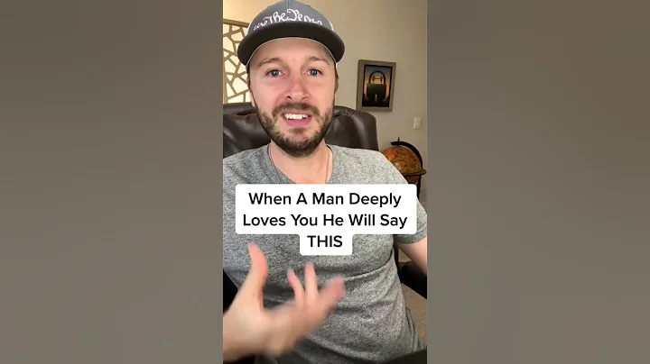 When A Man Deeply Loves You He Will Say THIS