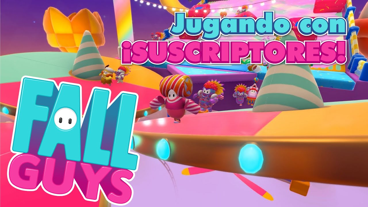 🔴 ¡Carreras para llegar al WC con SUSCRIPTORES! | Fall Guys - 