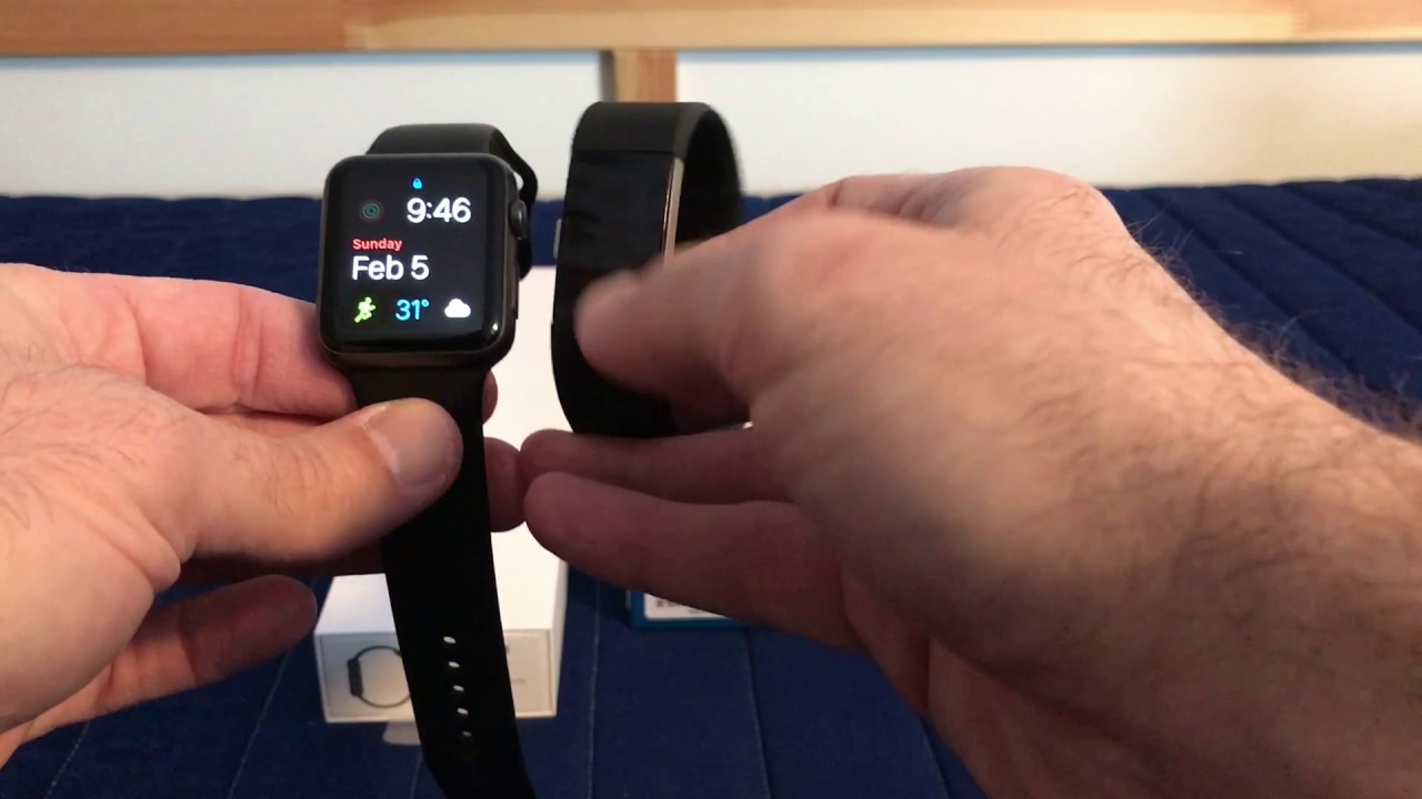 apple watch 3 vs fitbit charge 4