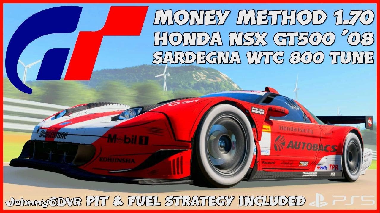 Gran Turismo 7 - Honda NSX GT500 '08 800PP Tune | Sardegna WTC 800