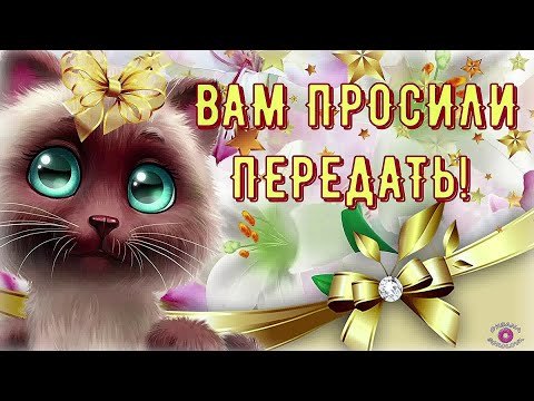 От Всей Души! Для Тебя! Прекрасное Пожелание ! Очень Красивая Музыкальная Открытка! Будьте Счастливы