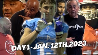 1st annual Level Up Senior Bowl | 2023 | Day 1 vlog (Jan. 12th, 2023)