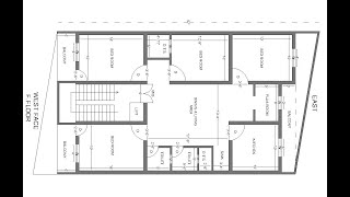 G.FLOOR  = CAR PARKING | F.FLOOR = 4 BED ROOM HOUSE PLAN | S.FLOOR = 2 BHK 2 FLAT | WEST FACING HOME