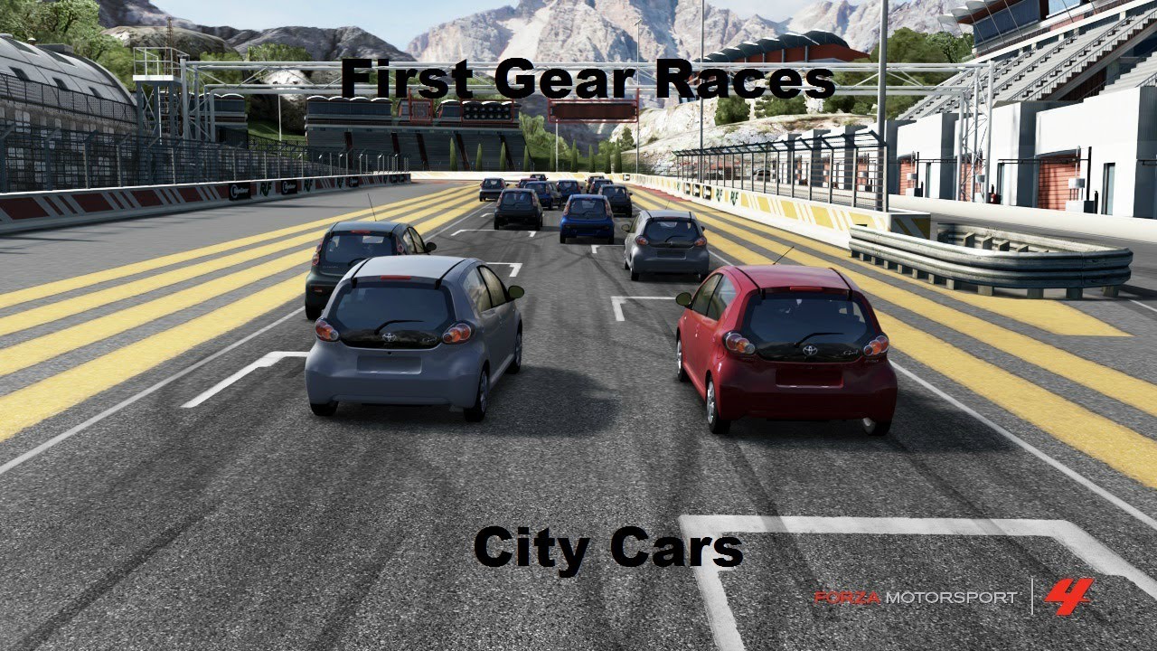 First Gear Races City Cars (Forza 4) YouTube