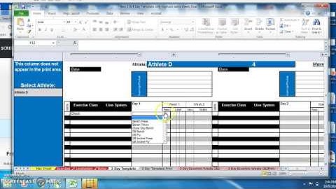 Triphasic Training Software Add and Exercise