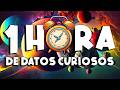 ¡ 1 HORA sin pausas de DATOS CURIOSOS y COSAS QUE NO SABÍAS ! ⏰😲1108 #curiomaníatv