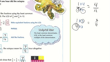 5th Grade Chapter 9 Lesson 5: Add Unlike Fractions