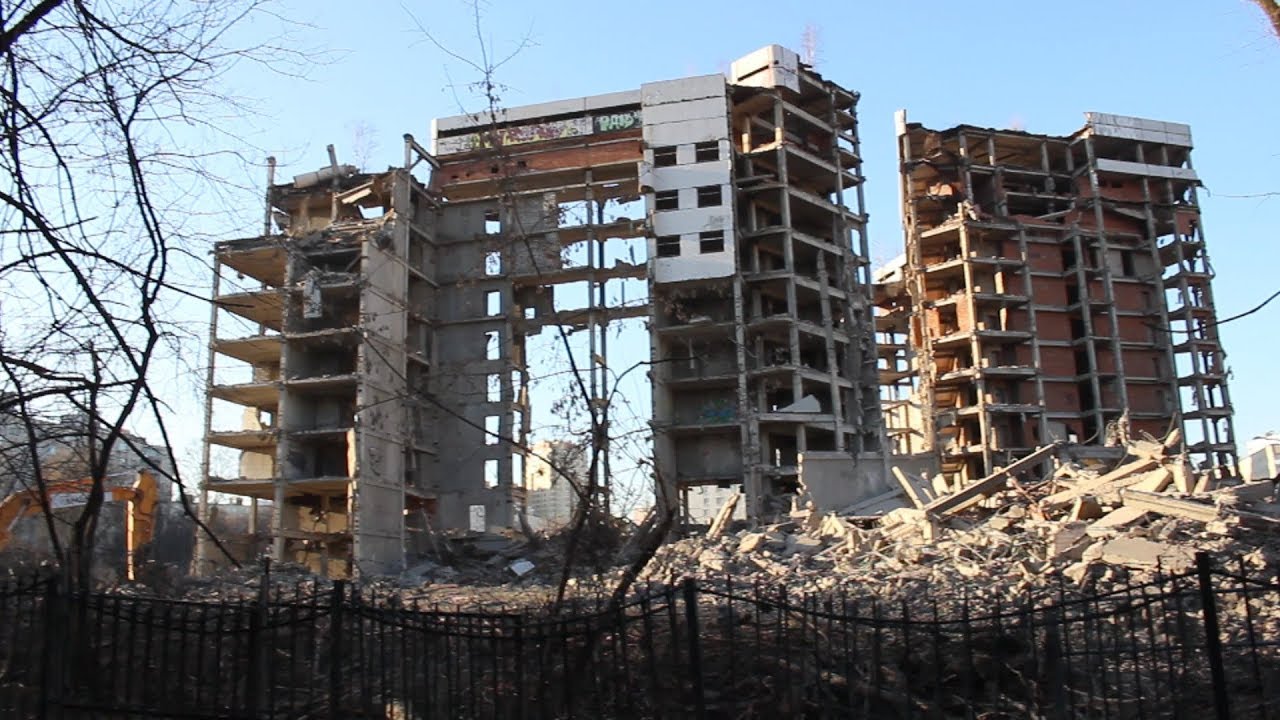 Ховринская больница уничтожена - YouTube