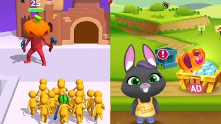 TALKING TOM TALKING BECCA vs JOIN CLASH GAMEPLAY TOP 😱