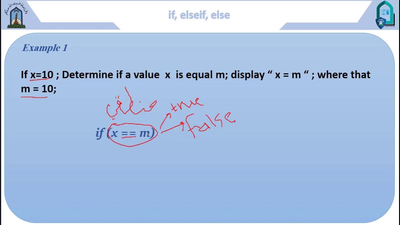 lec6 if elseif else end (matlab) - YouTube