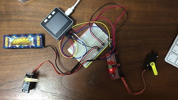 M5StackでEPS32servoとPCA9685サーボドライバを同時に使って複数のサーボを動かしてみた。