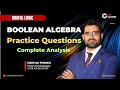 Boolean Algebra - Many Practice Questions & GATE PYQs | Sum of Minterms, Product of Maxterms