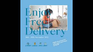 Free Delivery- Bluej X November
