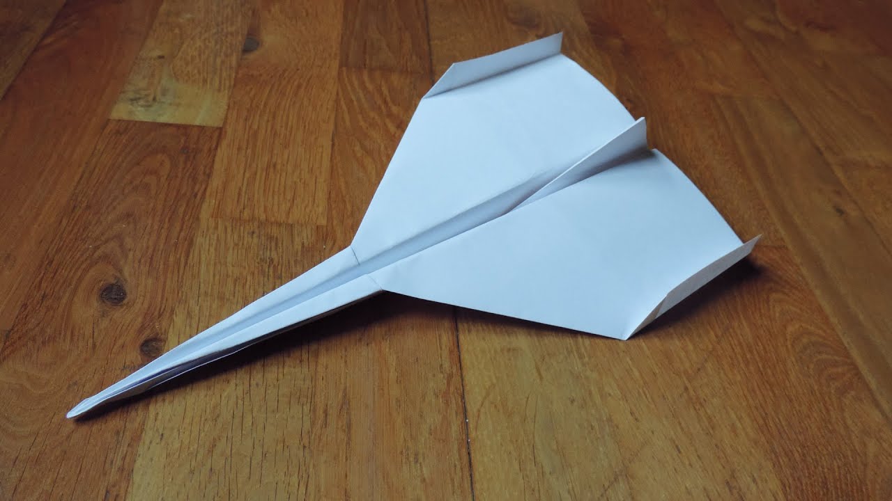 How To Make A Paper Airplane That Flies Super Far EASY Tutorial YouTube How To Make A Paper Airplane That Flies Super Far EASY Tutorial YouTube