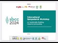 International symposium  workshop on sustainable building cities  communities