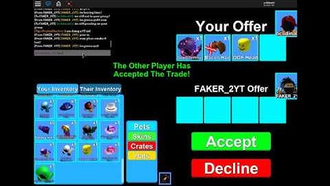 Roblox Scammer on mining simulator 3 legendary item gone  :(