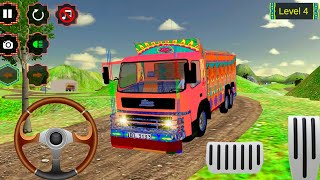 Indian Truck Cargo Simulator 3D - Real Offroad Transporter Hill Climb Driving - Android Gameplay screenshot 5