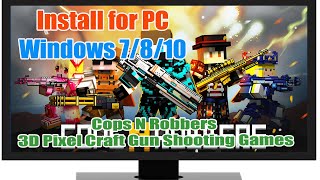 Cops N Robbers – 3D Pixel Craft Gun Shooting Games for PC Windows - Soft4WD screenshot 5