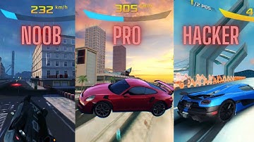 Asphalt 8 Noob vs Pro vs Hacker Elimination